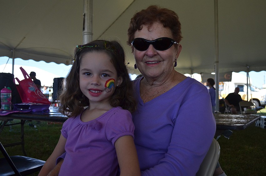 Evelyn Prytula with granddaughter Julia.