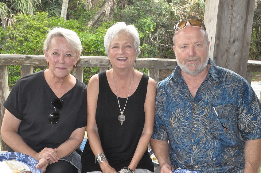 Celia Edmundson with Pam and David DeFratus