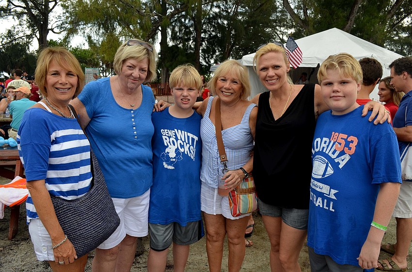 Paula Kay, Sharon Cunningham, Brock Cunningham, Donna Boyette, Kristen Cunningham and Beau Cunningham