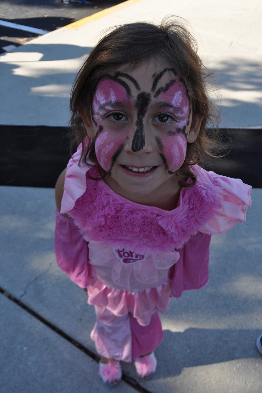 Kaitlyn Drizos, 4, came as a My Little Pony.