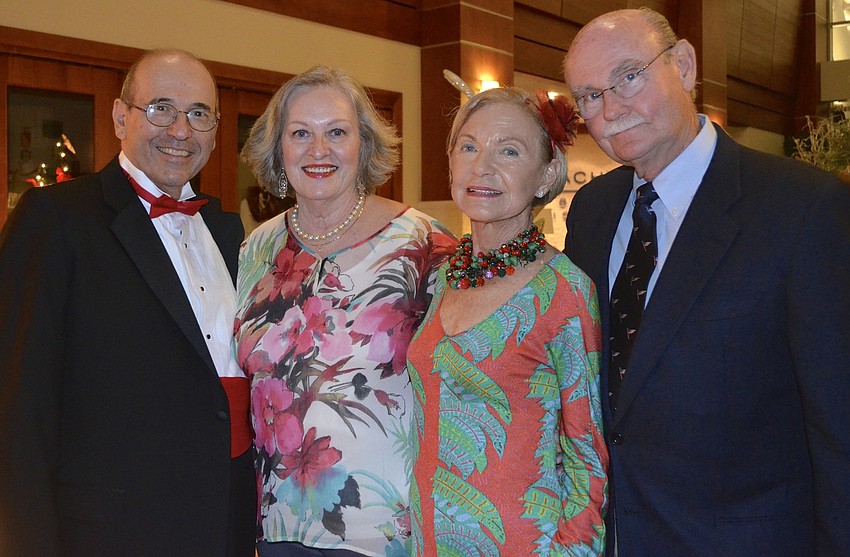 Tom and Liz Cantarine with Eleanor Williams and Benjamin Cowley