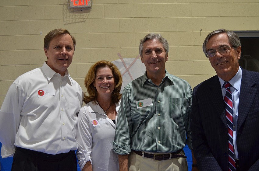 Bo Mott, Julie and Phil Delaney with Jay Ferguson