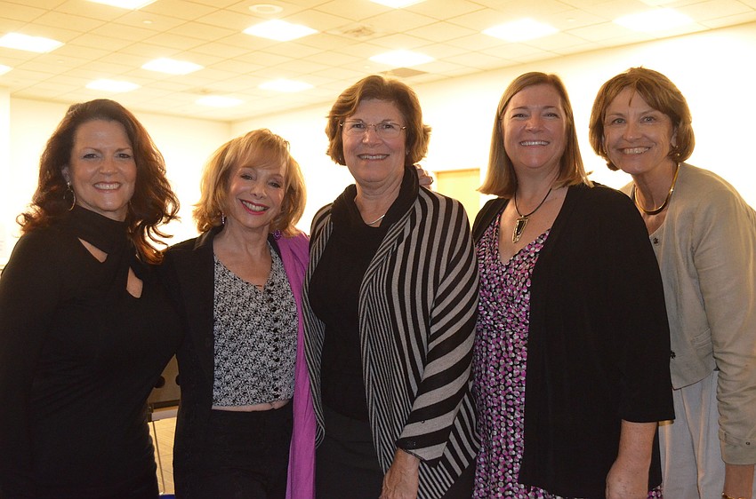 Nancy Rego, Joy Weston, Sue Stewart, Kay Consigny and Ruth Anderson