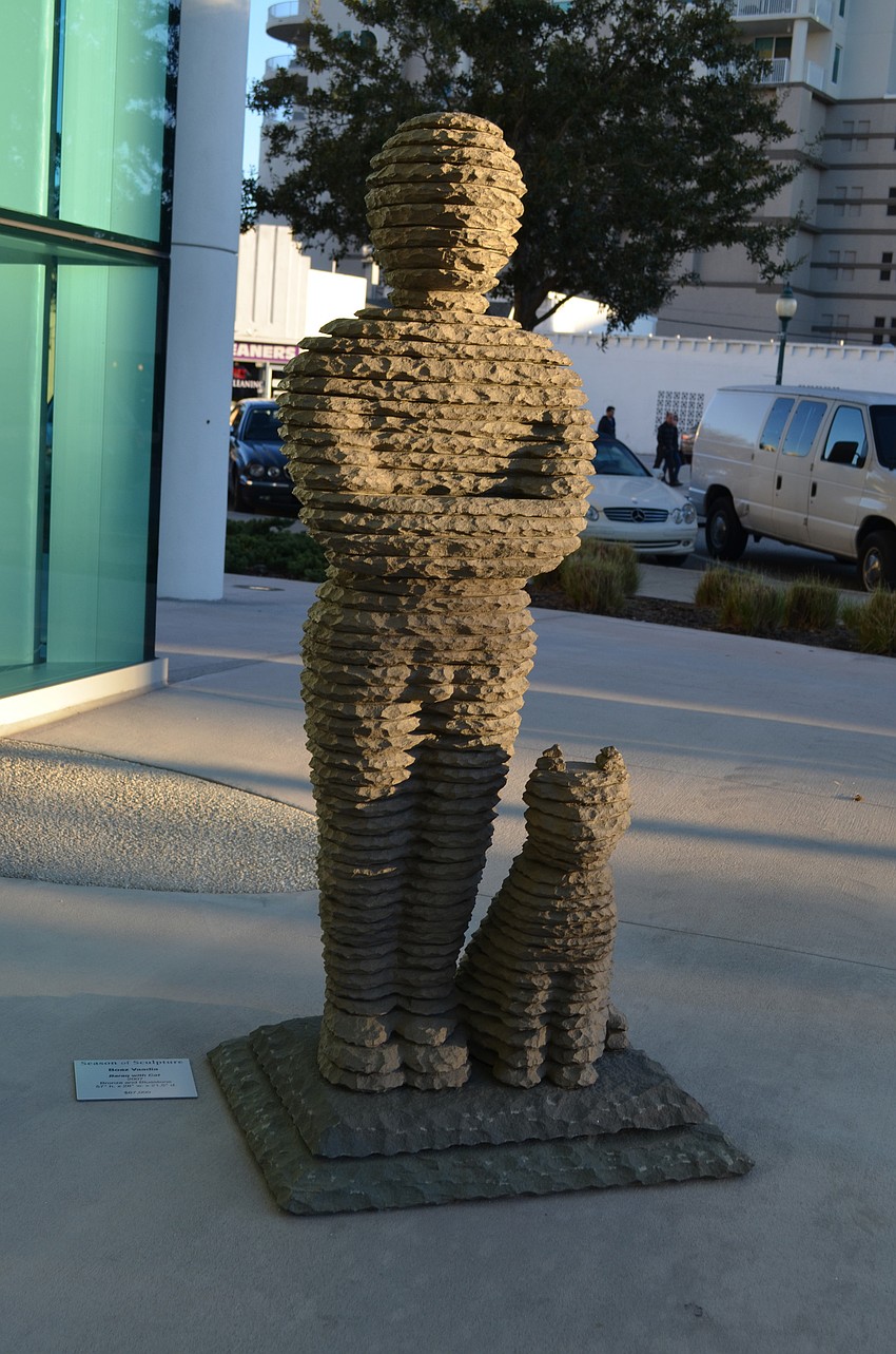 â€œBaraq with Catâ€ by Boaz Vaadin