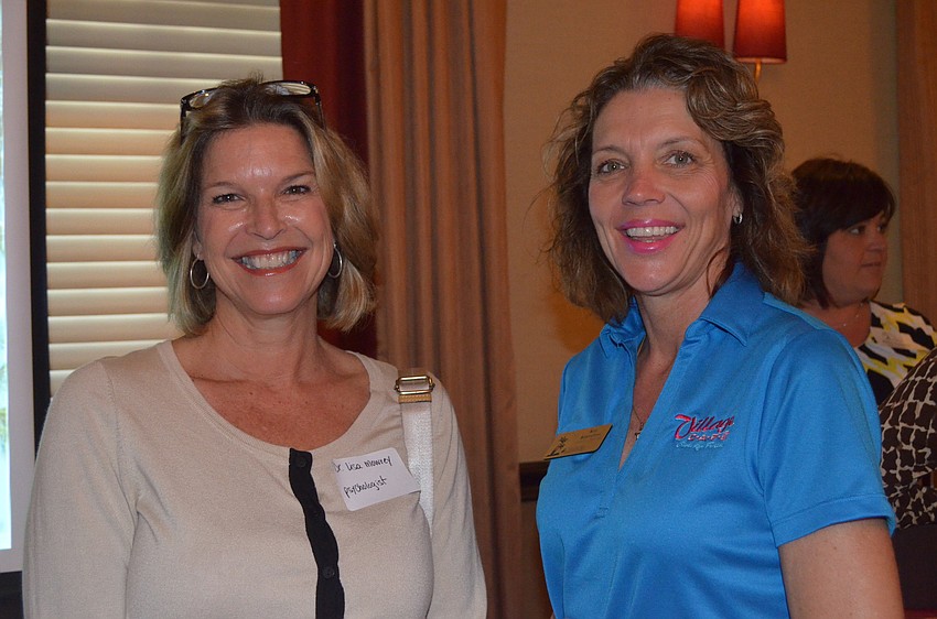 Psychologist Lisa Mowrey with Kay Kouvatsos from Village CafÃ©