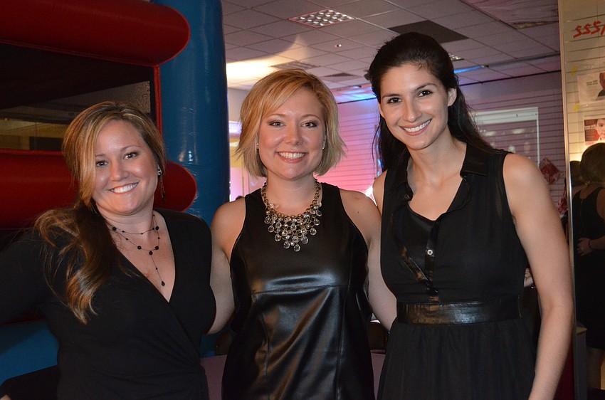 Tiffany Whitaker, Samantha Scott and Diana Leadley