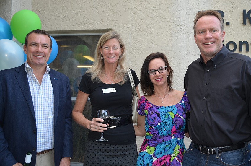 Doug Sutter with Laura Spencer and Kim and Robert Livengood