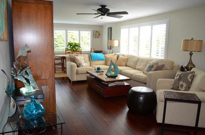 A comfortable living room invites you in at 773 Spanish Dr. North.