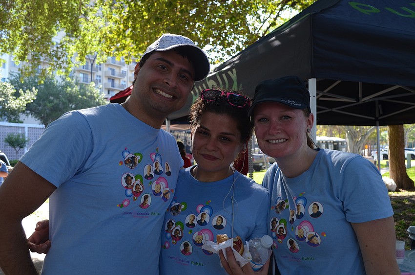 Augusto Strubbe, Suleyka Martinez and Courtney Cummings