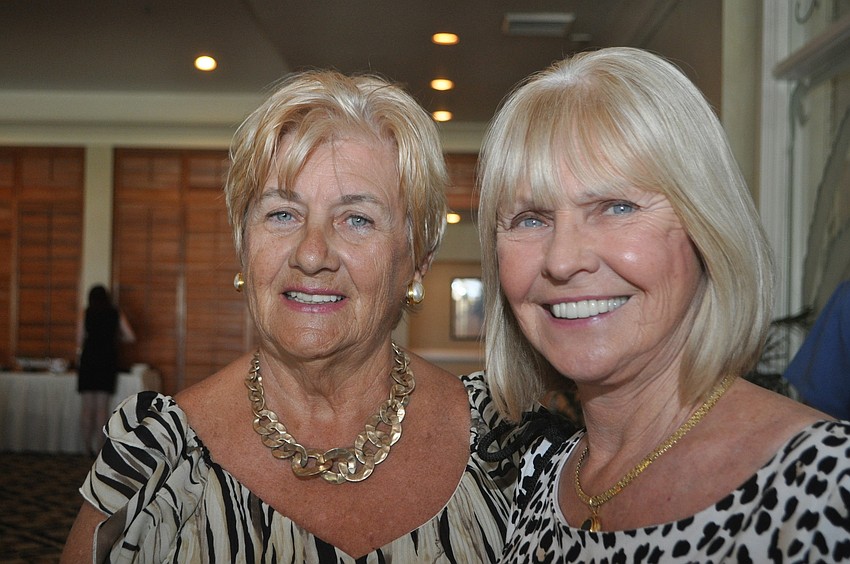 Joan Giffin with her sister, Carol English