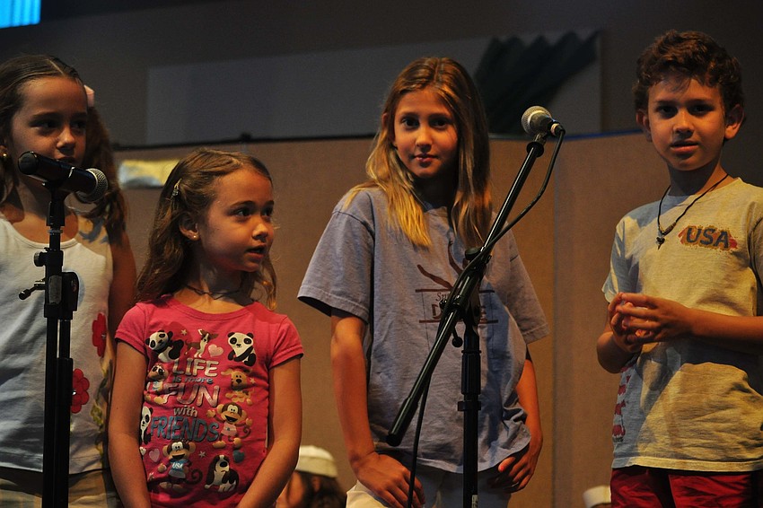 Parker Rose Haught, Hope Thompson, Caroline Pope and Ben Rosasco were full of questions, as they readied to tour the museum.
