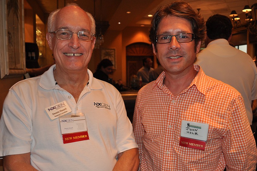 Dennis Hassel, of NXGEN, with John Holz, of Plunkett Raysich Architects