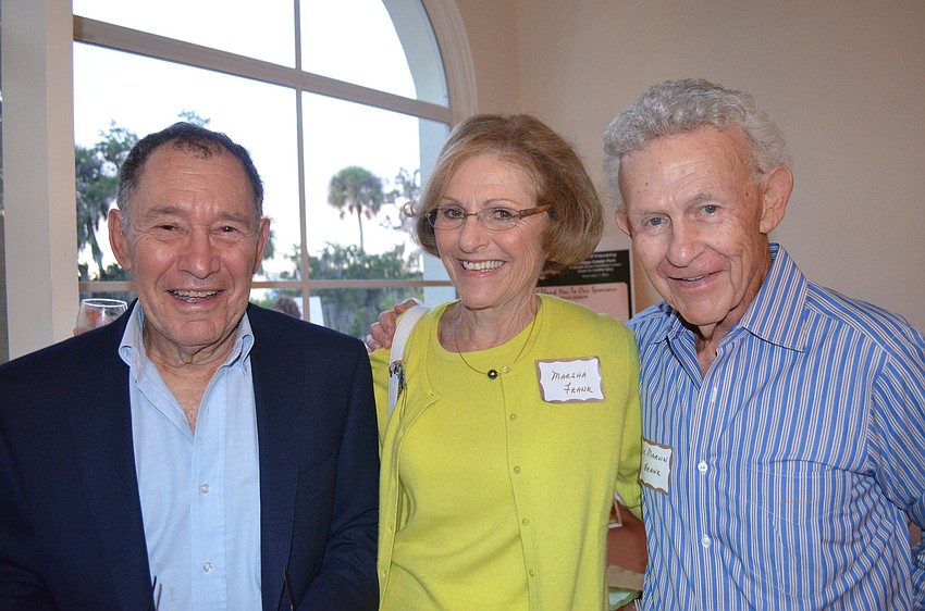 Martin Kline with Marsha and Marvin Frank