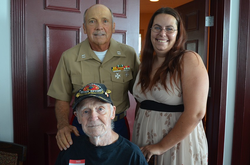 Tom Smith with Larry and Heather Larose