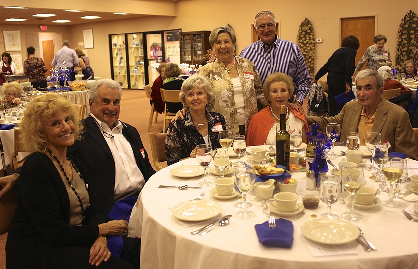 (Front) Lois Barson, Len Libman, Bonney Libman, Roberta Wladis and George Wladis (Back) Arlene and Ron Krum