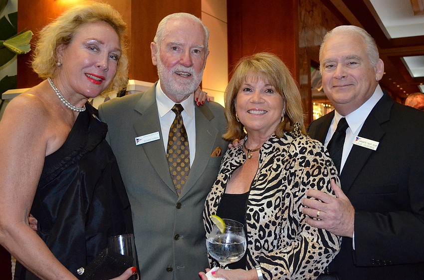 Melissa and Dr. Richard Furman with Laurie and Louie Yeostros