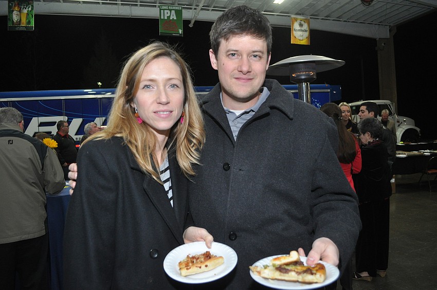 Liz and Nate Neville enjoyed their first Beertopia.