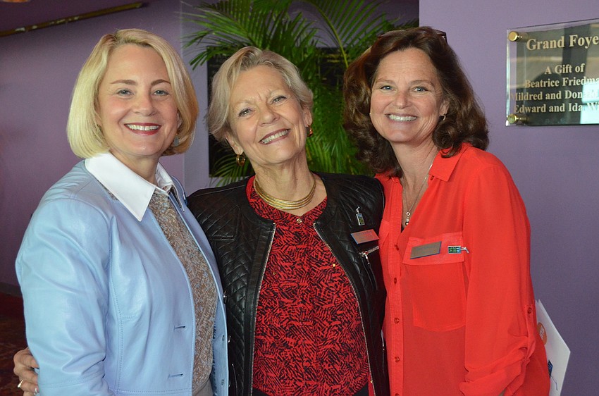 Kathy Stern, Kathy Standard and Linda Whitcare from Ringling College Library Association