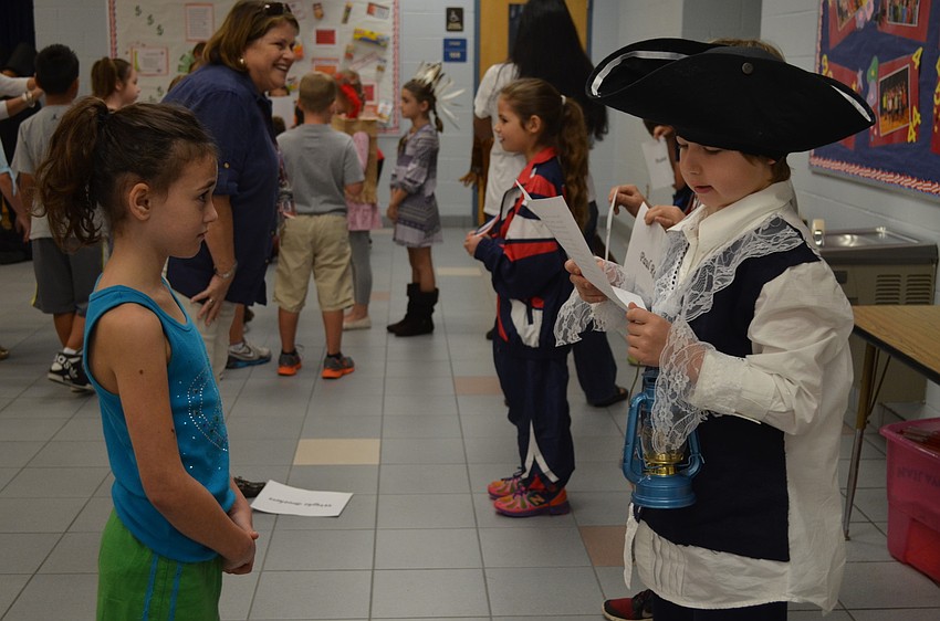 Connor Rielly was Paul Revere