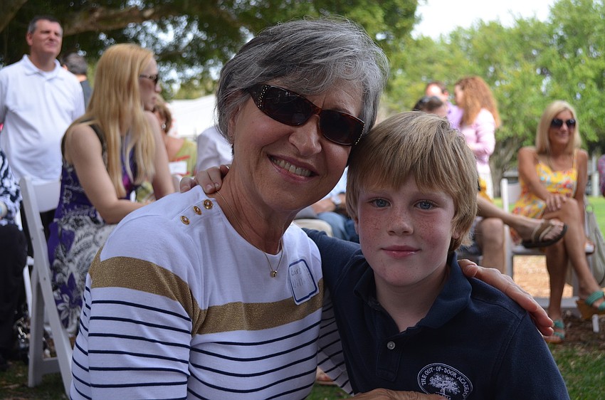 Barb Williams with grandson, Landan F.