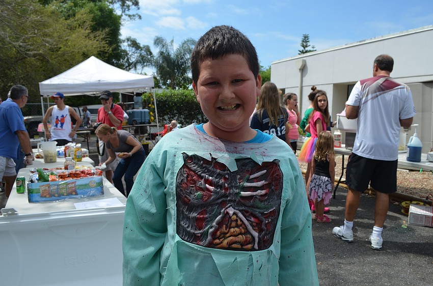 Trevan Leavitt dressed up.