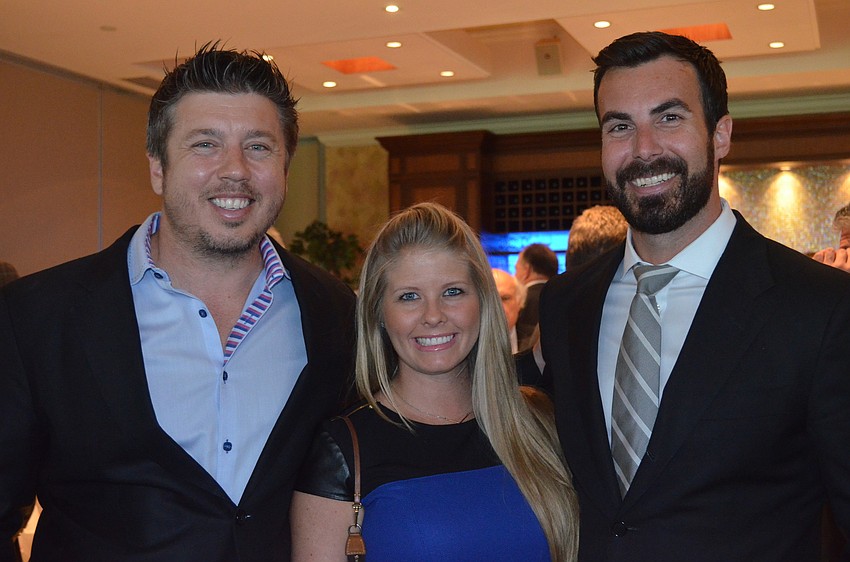 Jesse and Katie Biter with Will McComb