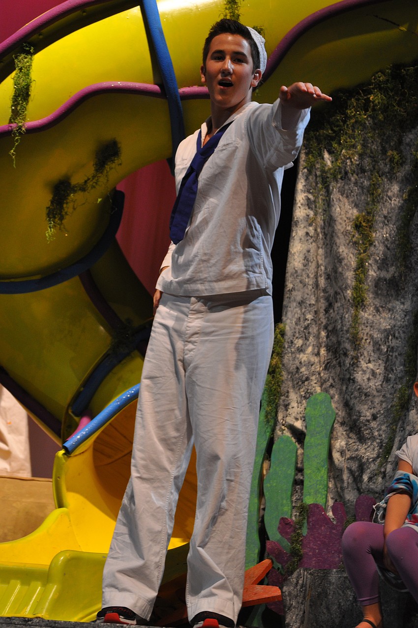Camp counselor Jake LaFemina portrays a sailor.