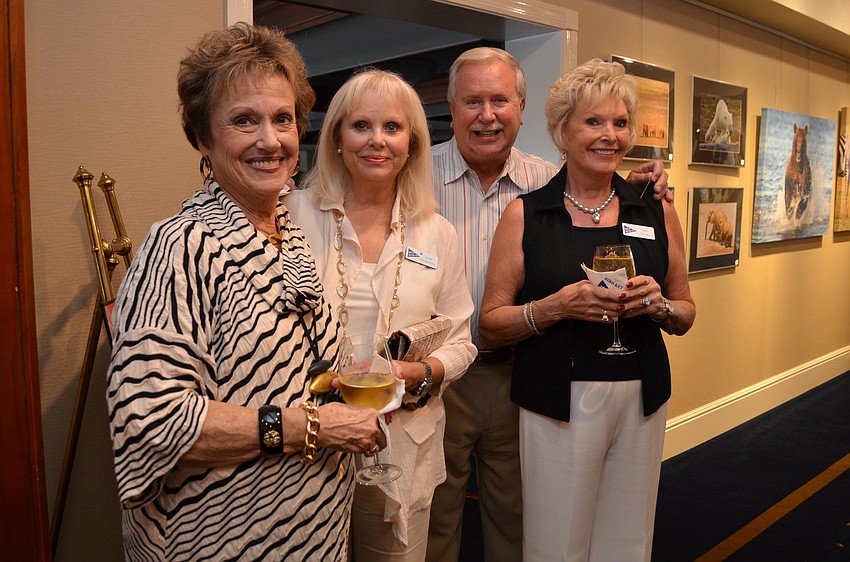 Karen Gallagher and Linda Heckenberg with Duane and Judy Harms