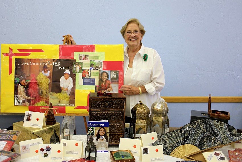 Mary Elizabeth Carey sells unique fair trade goods.