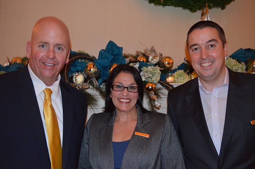Mayor Snider and Marcie McGreeham welcomed the hotelâ€™s new GM Damien Oâ€™Riordan