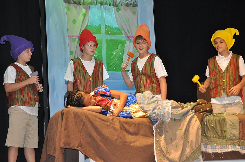 Snow White was rudely awakened by elves.