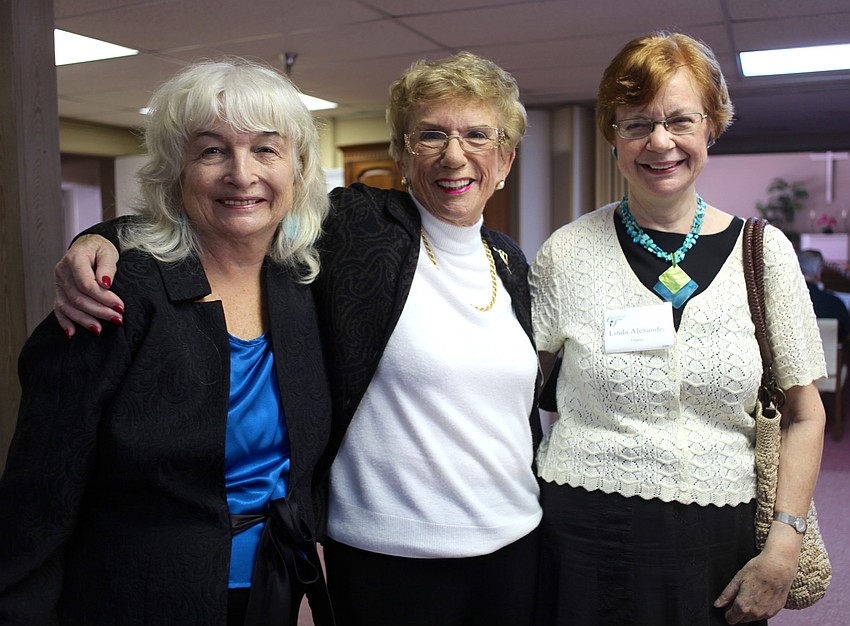 Pat Joyner, Jane Crowther and Linda Alexander