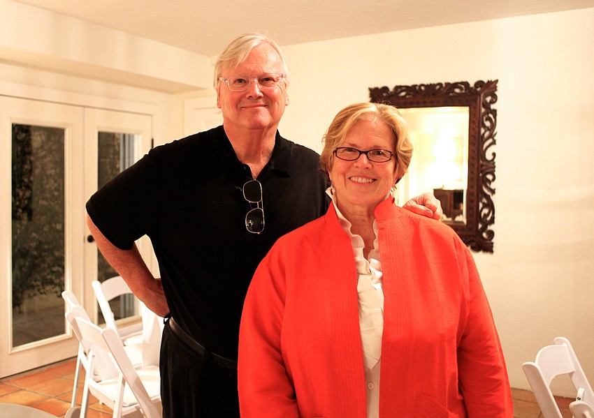 Hosts Adrian and Nancy Smith