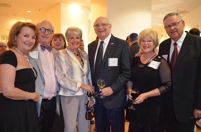 Jo and Al Goldis, Edie and David Chaifetz, with Saranee and Neil Newman