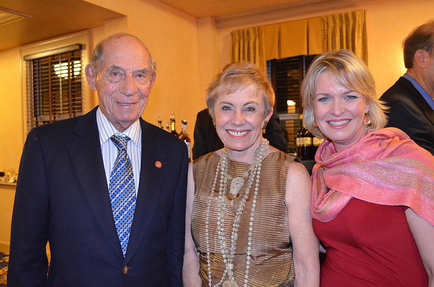 Harold Ronson and Molly Schechter with Veronica Brady