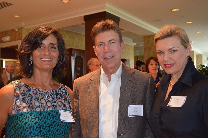 Dina Malloch with Steve and Inna Snyder