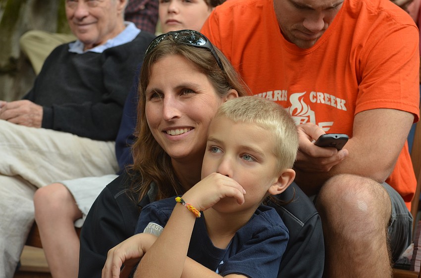 Jemma and Keagan Miller watch