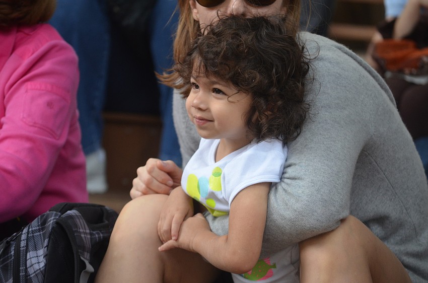 Annika Bommi sits in the front row.