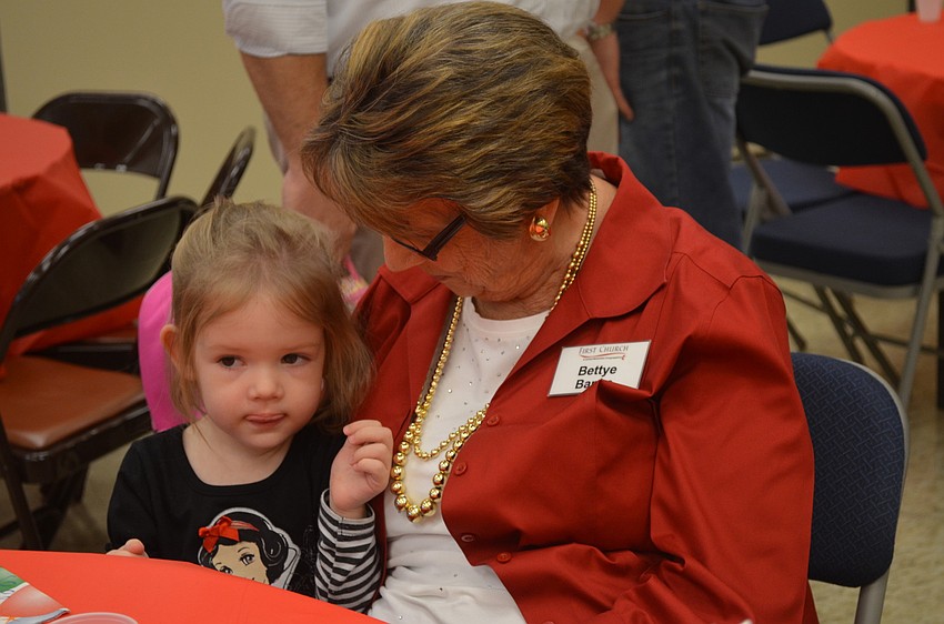 Bettye Banks with great-granddaughter Ava Hays