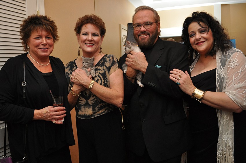 Karen Sweeney, Carol Sparrow, Randolph Locke and Stella Zambalis