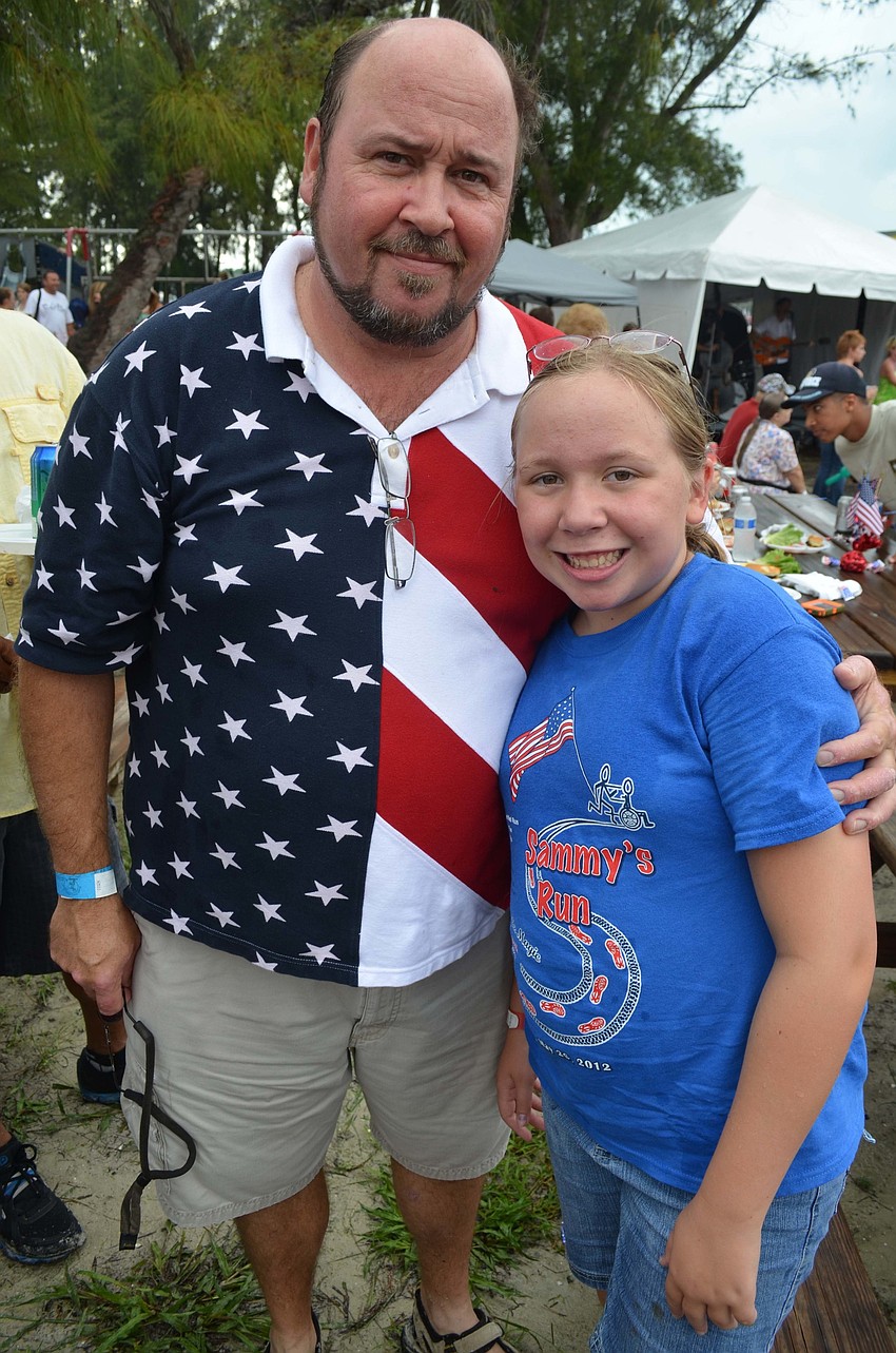 Peter Bussiere and his daughter, Lucinda