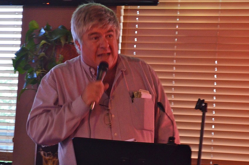 Ben Turoff performs a request for donations