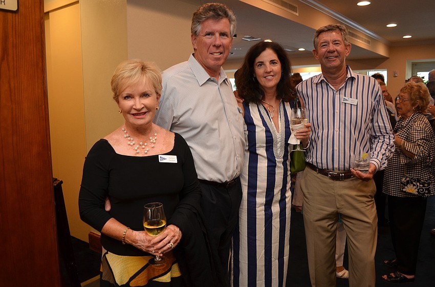 Barbara and Tom Gardner with Alice Sample and Bruce Myer