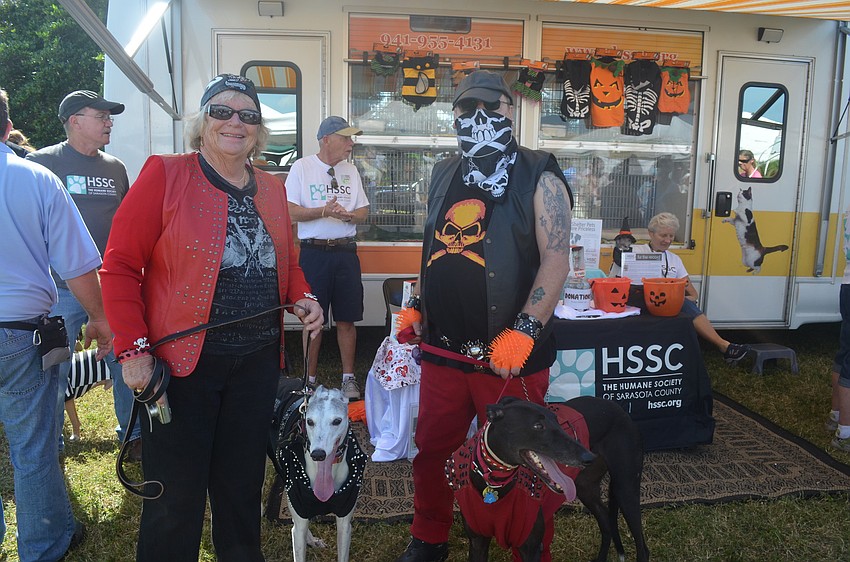 Louise and Bill Saupe with Noel and Phantom