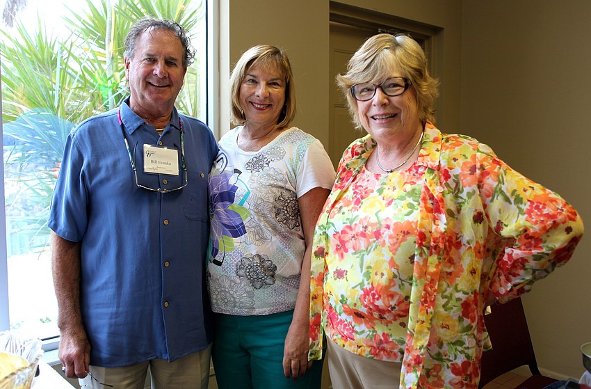 Bill and Valarie Evanko with Nancy Ledding