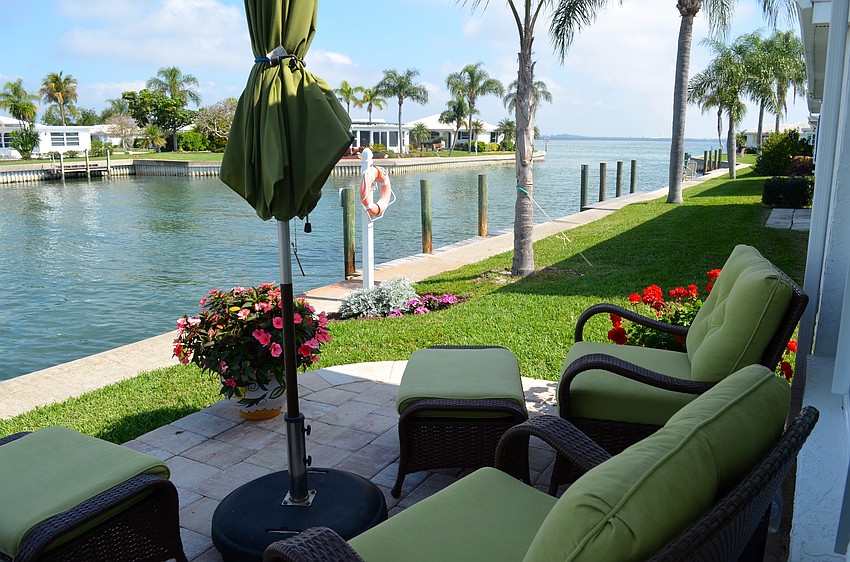 The home at 895 Spanish Dr. South has an expansive view of the Bay.