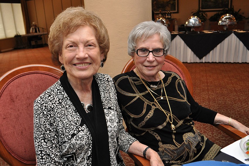 Palm-Aire resident Helen Martin with Mote Ranch resident Debbie Kimball