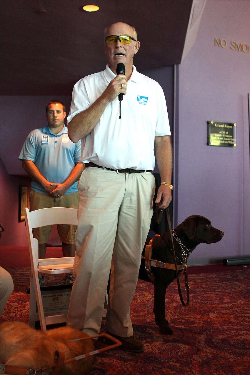 Bill Shearon talks a bit about his time at Southeastern Guide Dogs and his new guide dog Reese.