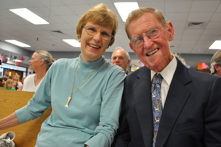 Betty and Dr. William Bashaw, the school's namesake, attended.
