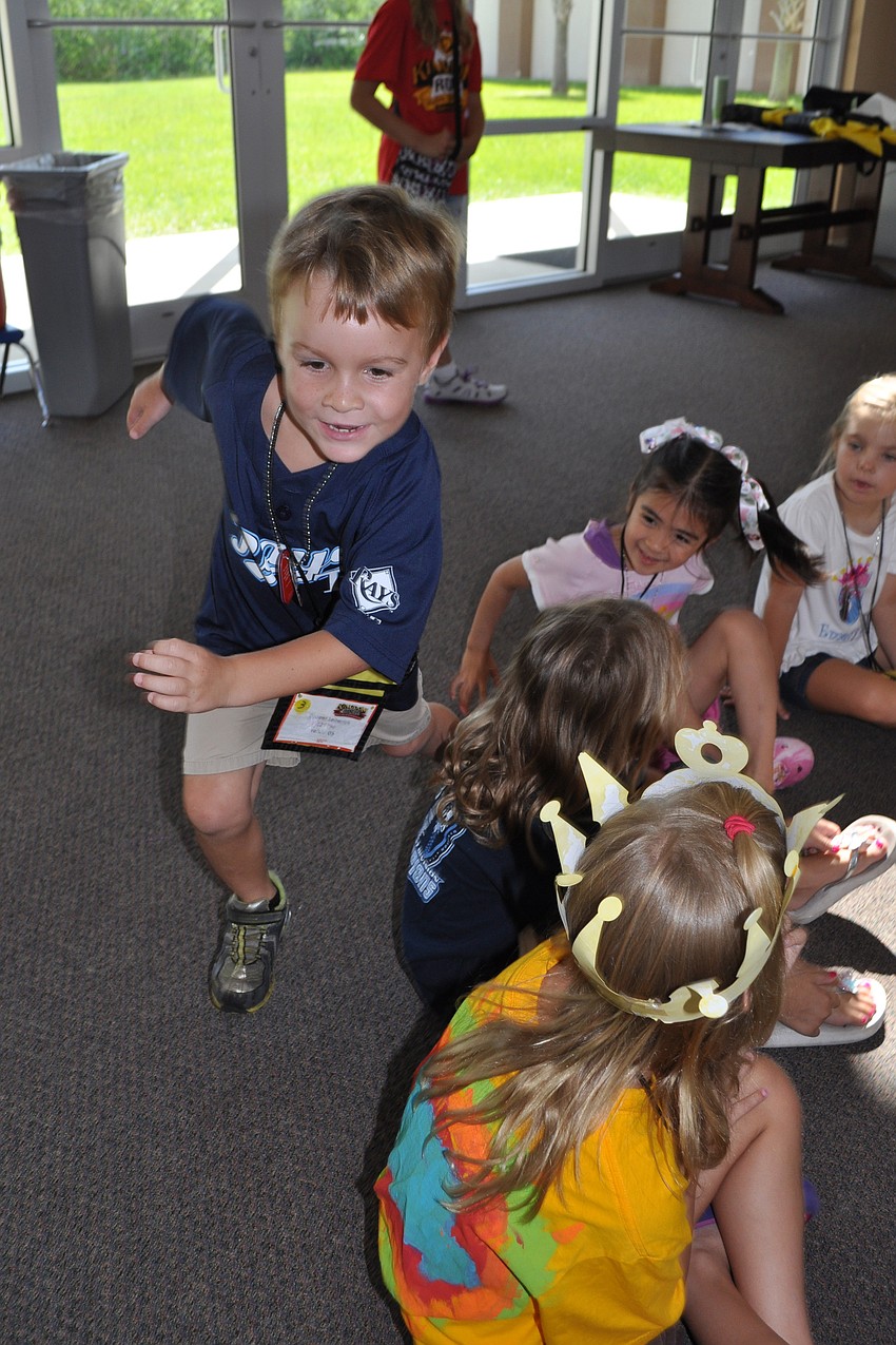 Cooper Leiberick runs during a game of 